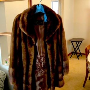 Kremers New Haven mink coat. Embroiled interior